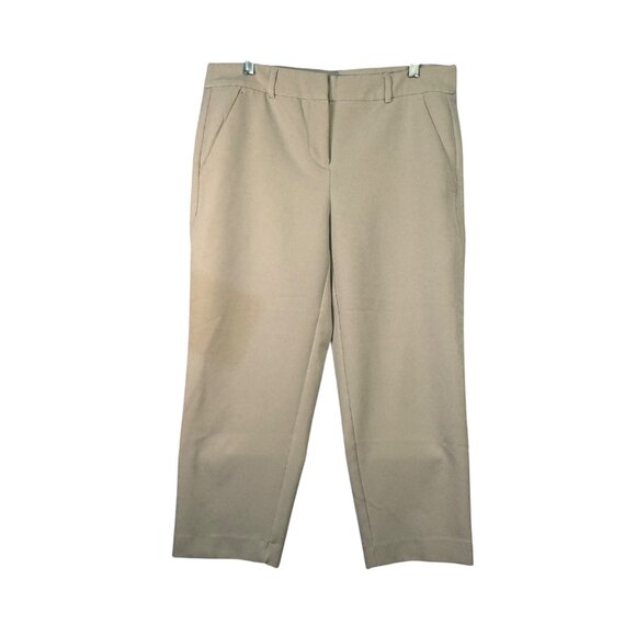APT. 9 Womens Beige Torie Pants Size 8 Polyester Spandex Blend - Picture 1 of 7